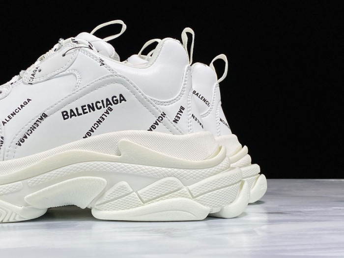 BLCG Triple S Allover Logo White 536737 W2FA1 9010