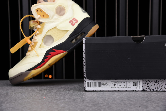 Jordan 5 Retro OFF-WHITE Sail DH8565-100