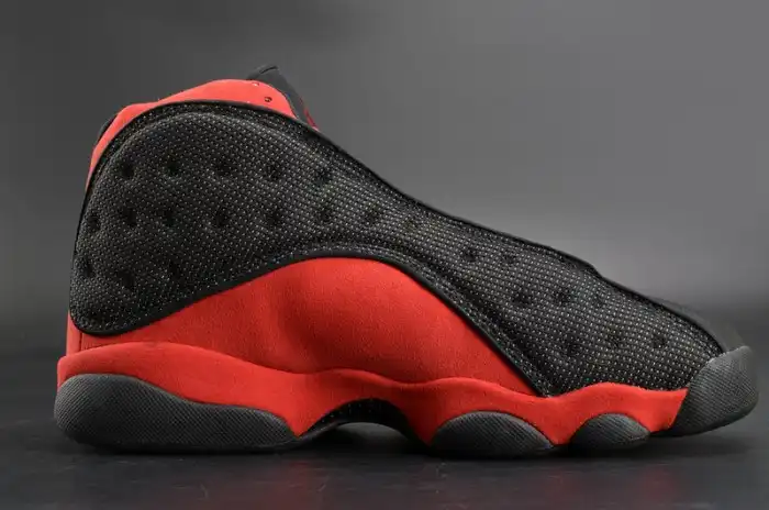 Chep Onekick Air Jordan 13 RetroBred black  red mens 414571-004