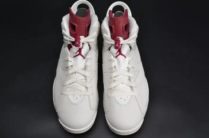 Cheap Air Jordan 6 Retro Maroon white 384664-116