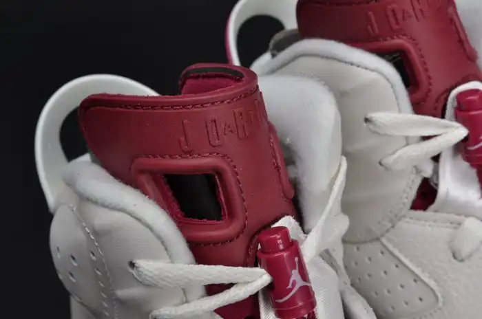 Cheap Air Jordan 6 Retro Maroon white 384664-116