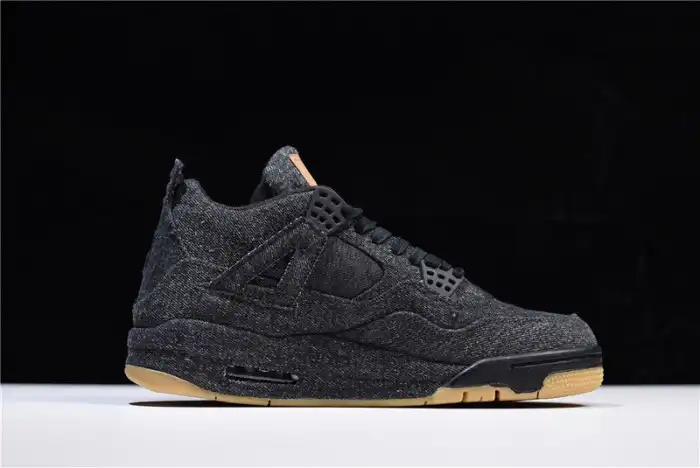 Cheap Levi's x Air Jordan 4 'black' AO2571-001