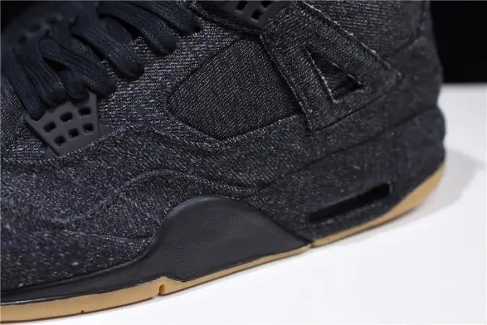 Cheap Levi's x Air Jordan 4 'black' AO2571-001