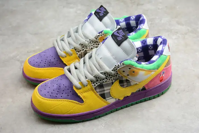 Rep Nike SB Dunk Low Pro IW Purple Yellow-Violet-Pink 318403-137