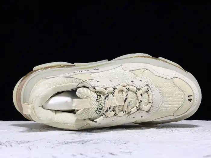 BLCG Triple S Clear Sole Beige 541624 W09O1 9005