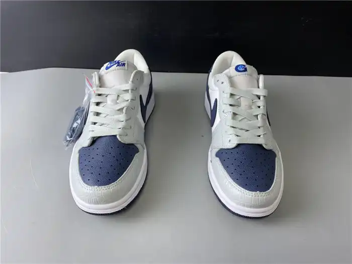 Rep Air Jordan 1 Grey Navy Blue CW8576-200