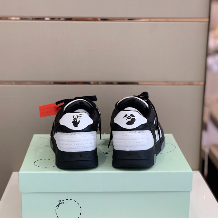 OFF WHITETM C O VIRGIL ABLOH OUT OF OFFICE LOW-TOP LEATHER SNEAKERS "OOO"