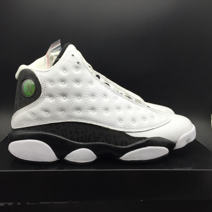 AIR JORDAN 13 RETRO SNGL DAY "LOVE AND RESPECT" black  white mens 888164-112