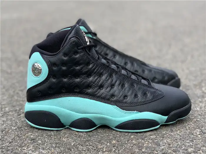 Chep Onekick Air Jordan 13 Retro Black Island Green 414571-030