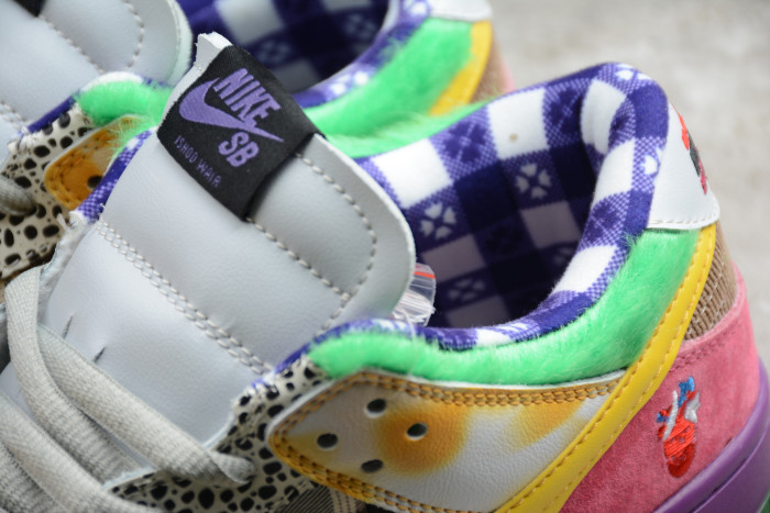 Nike SB Dunk Low Pro IW Purple Yellow-Violet-Pink 318403-137