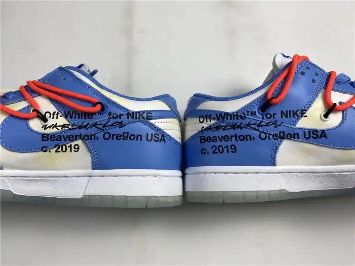 Rep OFF-WHITE X NIKE DUNK LOW CT0856 403