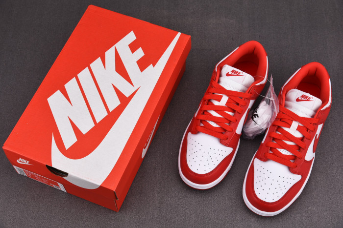 NIKE DUNK LOW UNIVERSITY RED WHITE CU1727-100