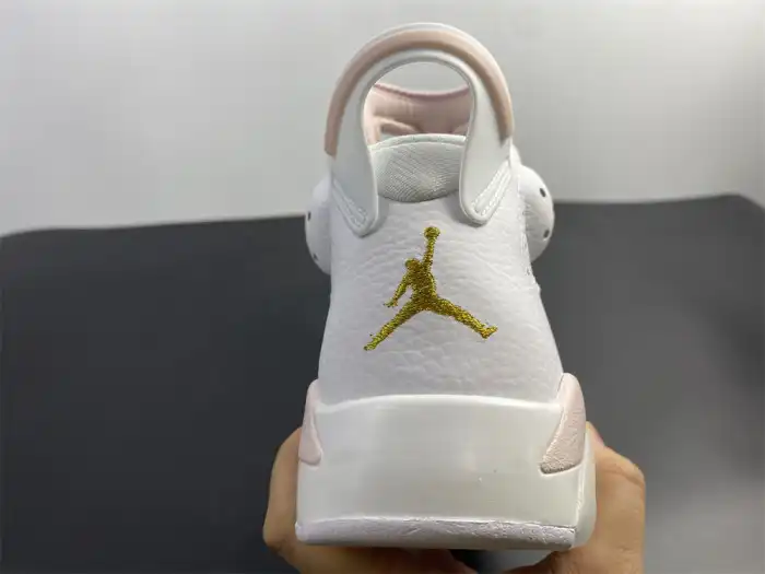 Cheap Air Jordan 6 Retro Gold Hoops (W) DH9696-100