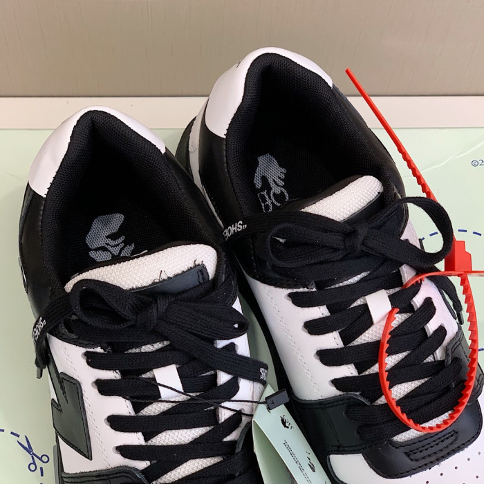 OFF WHITETM C O VIRGIL ABLOH OUT OF OFFICE LOW-TOP LEATHER SNEAKERS "OOO"