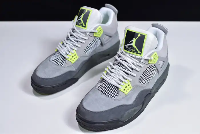 Cheap Air Jordan 4 SE Neon CT5342-007