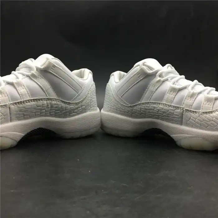 Chep Onekick Air Jordan 11 Low Heiress Frost White 897331-100