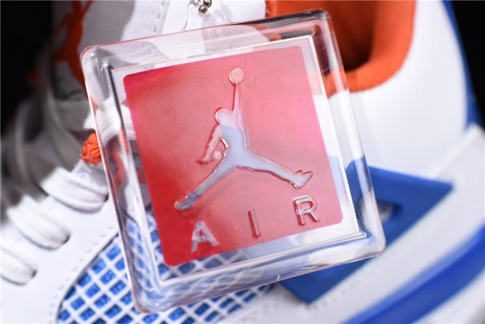 Air Jordan 4 White Bright Crimson-Royal Blue 308497-171