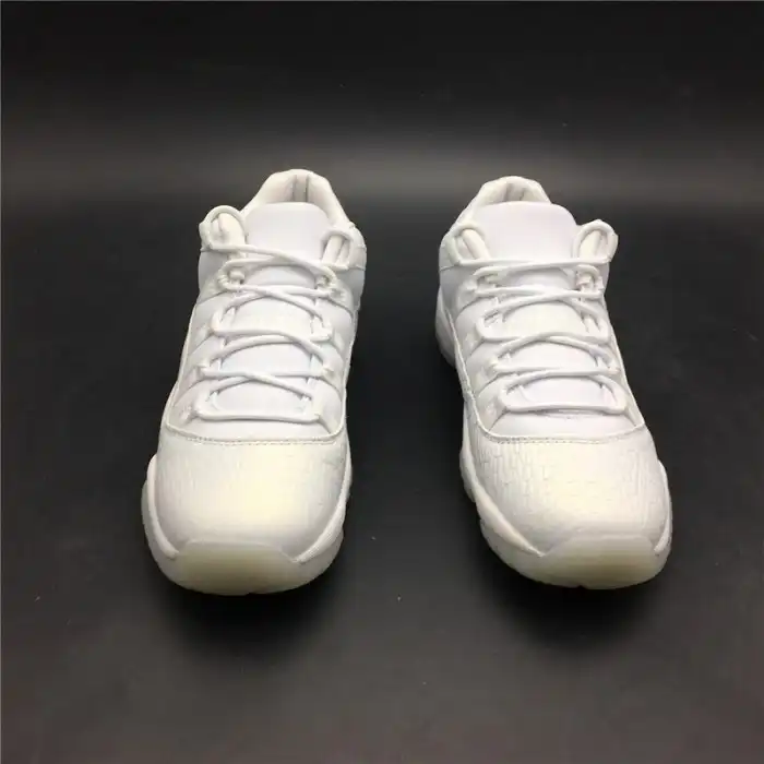 Chep Onekick Air Jordan 11 Low Heiress Frost White 897331-100