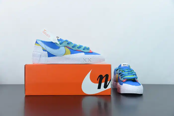 Rep Nike Blazer Low sacai KAWS Blue DM7901-400