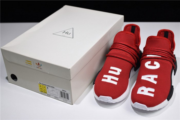 ADIDAS mens PW HUMAN RACE NMD "PHARRELL" red BB0616