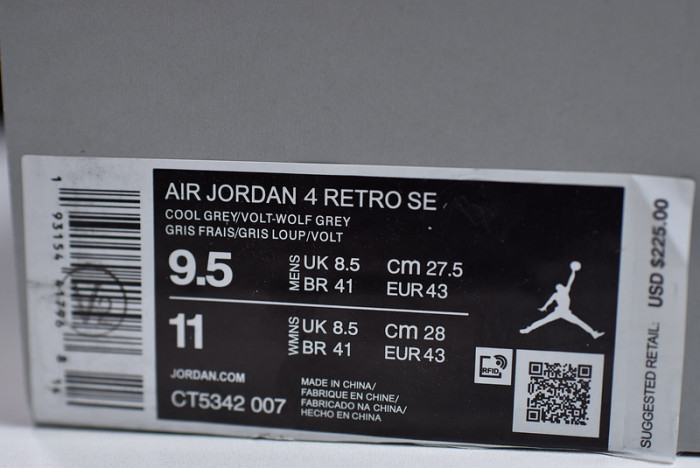 Air Jordan 4 SE Neon CT5342-007