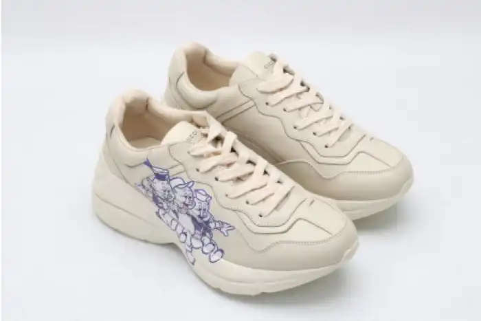 GUCC RHYTON LEATHER SNEAKER