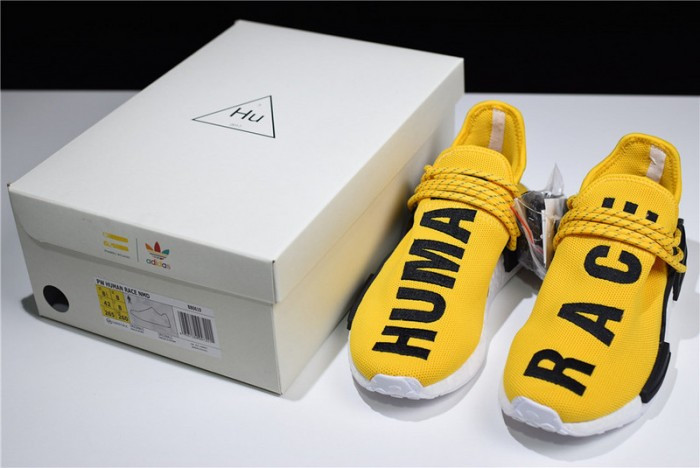 ADIDAS mens PW HUMAN RACE NMD "PHARRELL"yellow BB0619