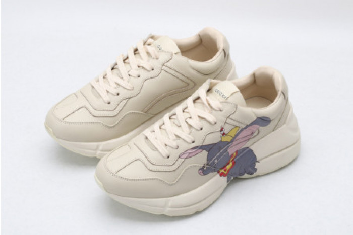 GUCC RHYTON LEATHER SNEAKER