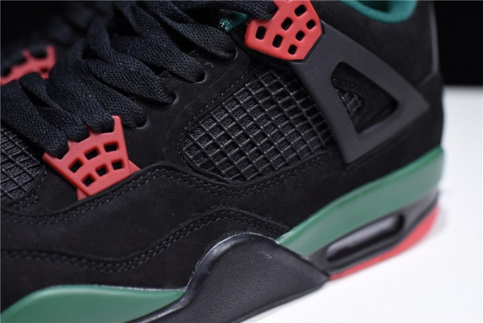 Onekick Air Jordan 4 NRG GUCC Black Gorge Green-Varsity Red AQ3816-063