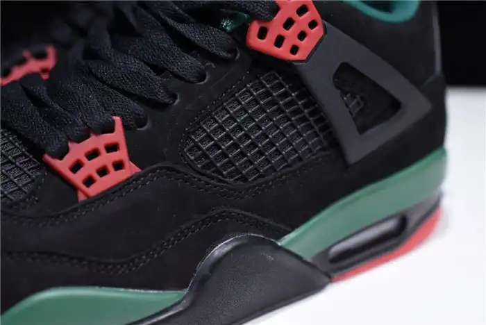 Air Jordan 4 NRG GUCC Black Gorge Green-Varsity Red AQ3816-063