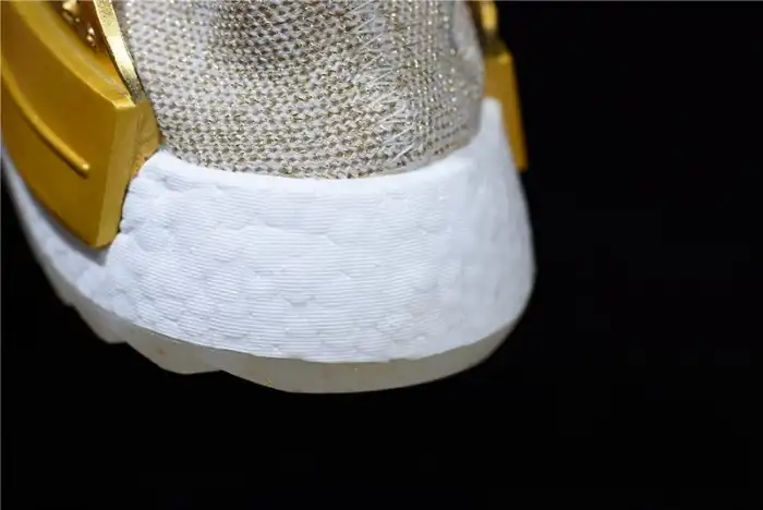 Cheap Pharrell adidas NMD Hu China Gold HAPPY F99762