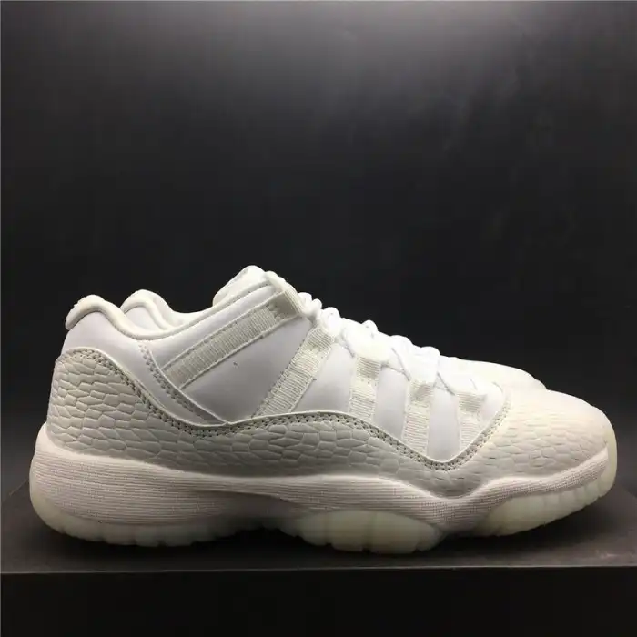 Chep Onekick Air Jordan 11 Low Heiress Frost White 897331-100