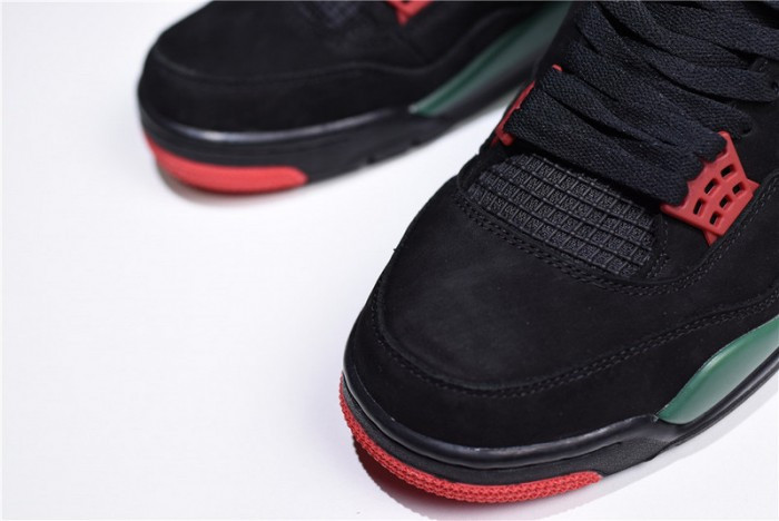 Onekick Air Jordan 4 NRG GUCC Black Gorge Green-Varsity Red AQ3816-063