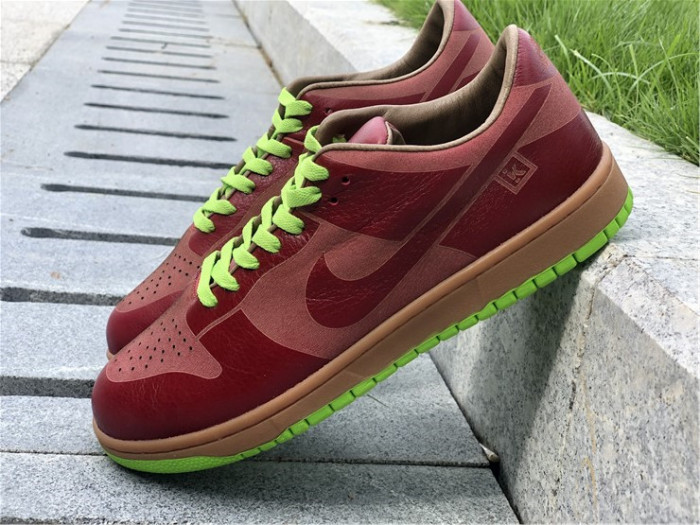 Nike Dunk Low 1-Piece Laser Varsity Red Chartreuse 311611-661