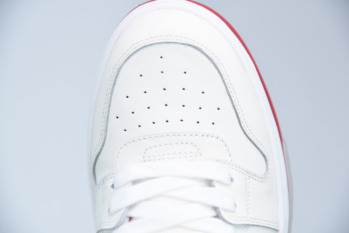 OFF WHITETM C O VIRGIL ABLOH OUT OF OFFICE LOW-TOP LEATHER SNEAKERS "OOO"