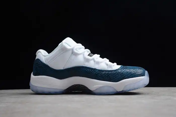 Rep Onekick Air Jordan 11 Low Navy Blue Snakeskin CD6846-102