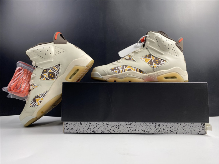 AIR Jordan 6 Retro Quai54 Sail Brown (2020) CZ4152-100