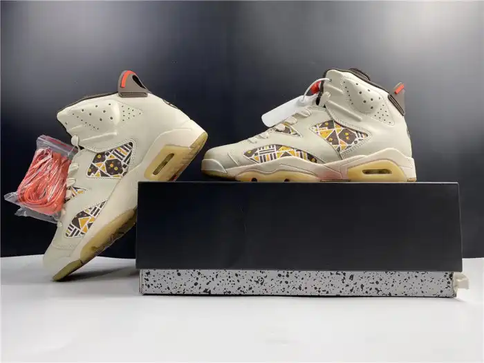 AIR Jordan 6 Retro Quai54 Sail Brown (2020) CZ4152-100