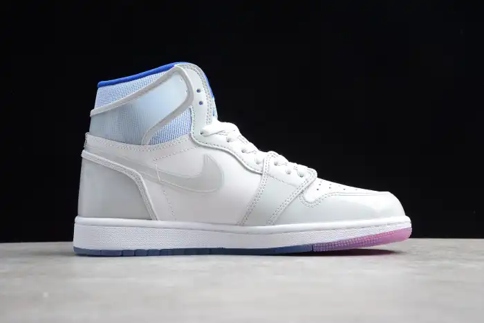 Cheap Air Jordan 1 Retro High Zoom White Racer Blue CK6637-104