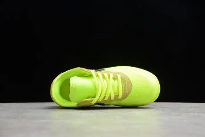 Rep AIR FORCE 1 TD X OFF WHITE VOLT HYPER JADE CONE TODDLER BV0853-700