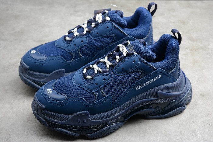 Onekick BLCG Triple S Clear Sole Navy 541624 W09O1 4107