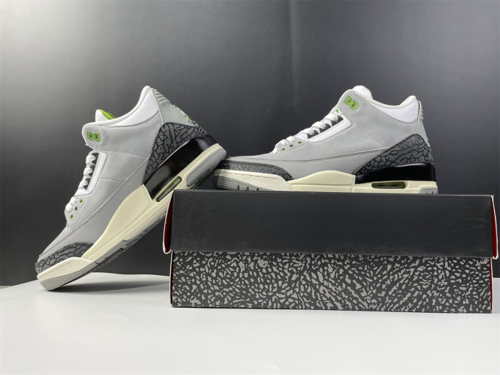 Onekick Air Jordan 3 Retro Chlorophyll 136064-006