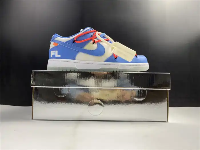 Rep OFF-WHITE X NIKE DUNK LOW CT0856 403