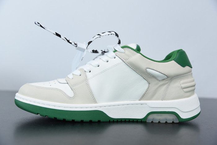 Onekick OFF WHITETM C O VIRGIL ABLOH OUT OF OFFICE LOW-TOP LEATHER SNEAKERS "OOO"