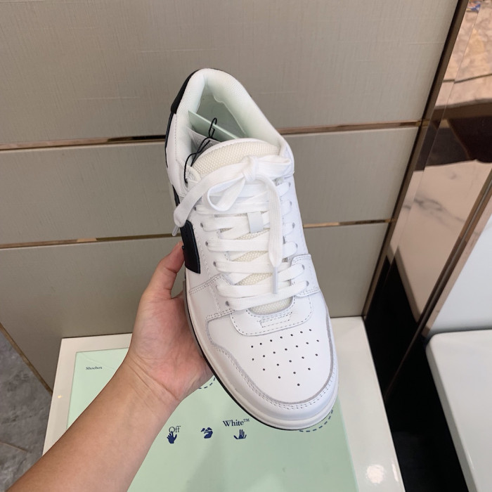 Onekick OFF WHITETM C O VIRGIL ABLOH OUT OF OFFICE LOW-TOP LEATHER SNEAKERS "OOO"