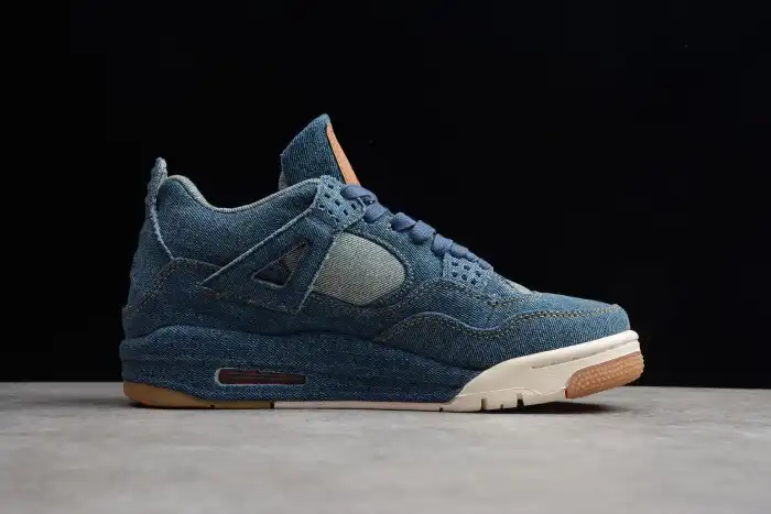 Cheap Levi's x Nike Air Jordan 4 Denim AO2571-401