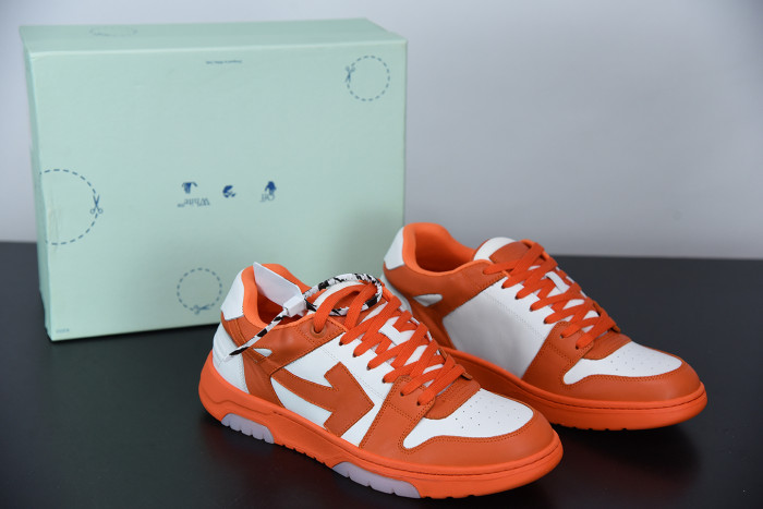 Onekick OFF WHITETM C O VIRGIL ABLOH OUT OF OFFICE LOW-TOP LEATHER SNEAKERS "OOO"