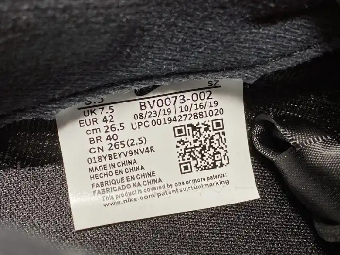 Rep Nike LD Waffle Sacai Black Nylon BV0073-002