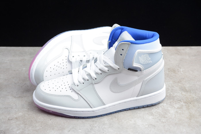 Air Jordan 1 Retro High Zoom White Racer Blue CK6637-104