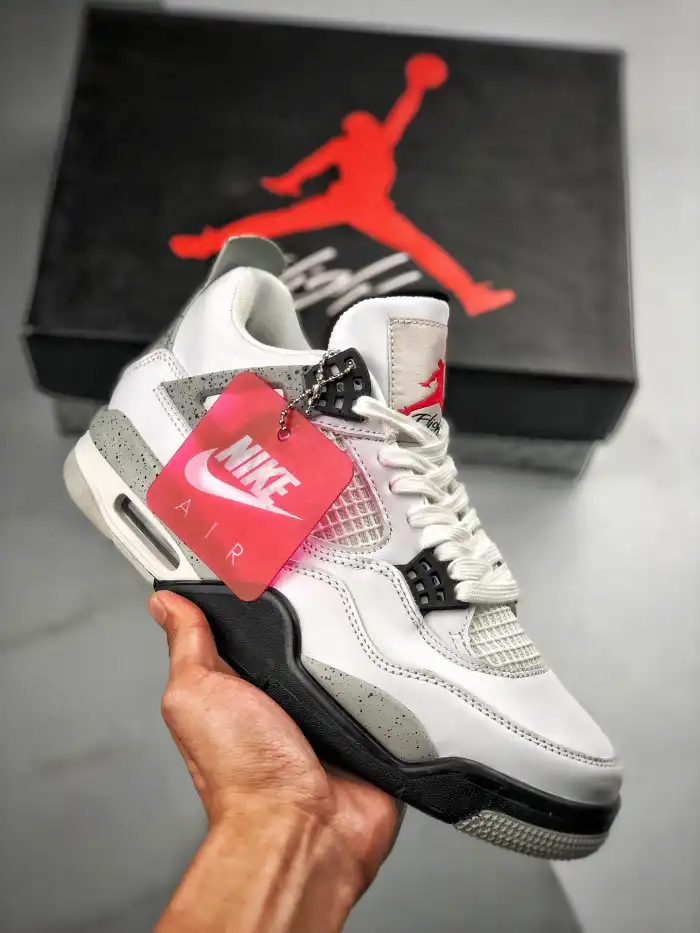 Rep Air Jordan 4 OG White Cement 840606-192 (nike)